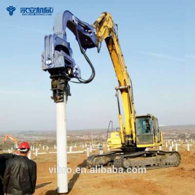 Hydraulic pile driver excavator mounted V-350