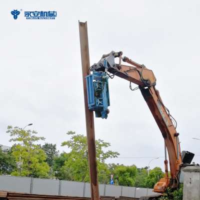 TALOS 75 Side grip vibro Sheet pile vibro hammer Excavator mounted hydraulic piling hammers