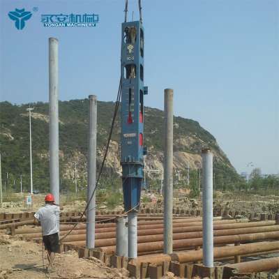 YC-5 Marine Pile Driving Foundation Pile Driver Machine Hydraulic Impact Piling Hammers Sheet Piling Equipment